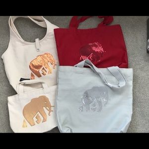 Banana Republic - Lot of Reusable Canvas Bags - NWT & NWOT